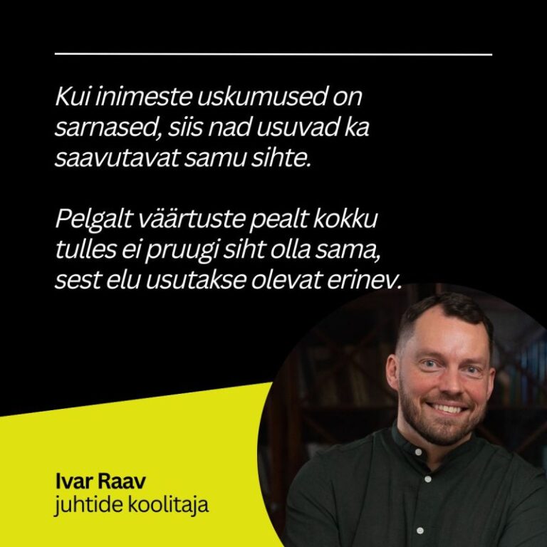 Ivar Raav juhtide koolitaja