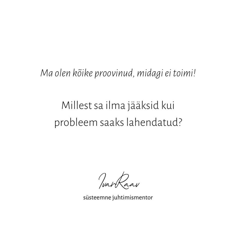 Enamik juhtimise arutelusid keerleb samade teemade ümber: motivatsioon, vastutus, tulemuslikkus, pühendumus, muutuste juhtimine, suhted, efektiivsus, strateegia - ehk teiste elu juhtimisel.