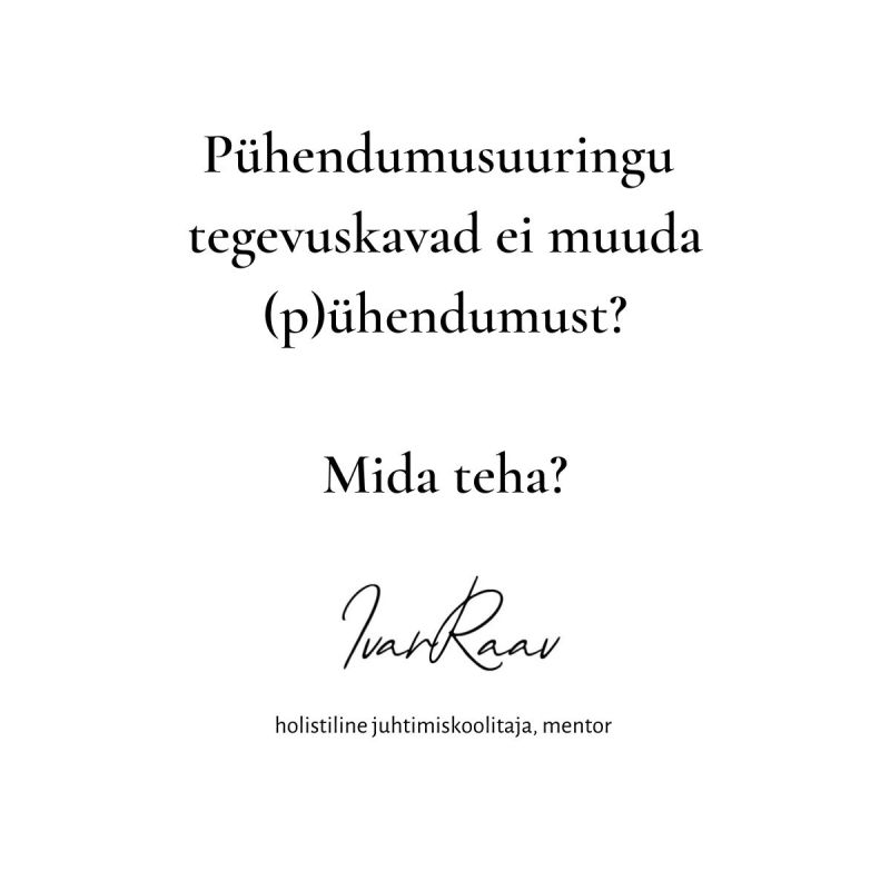 Action plans for a baseline survey do not change (p)connectivity?
What to do?